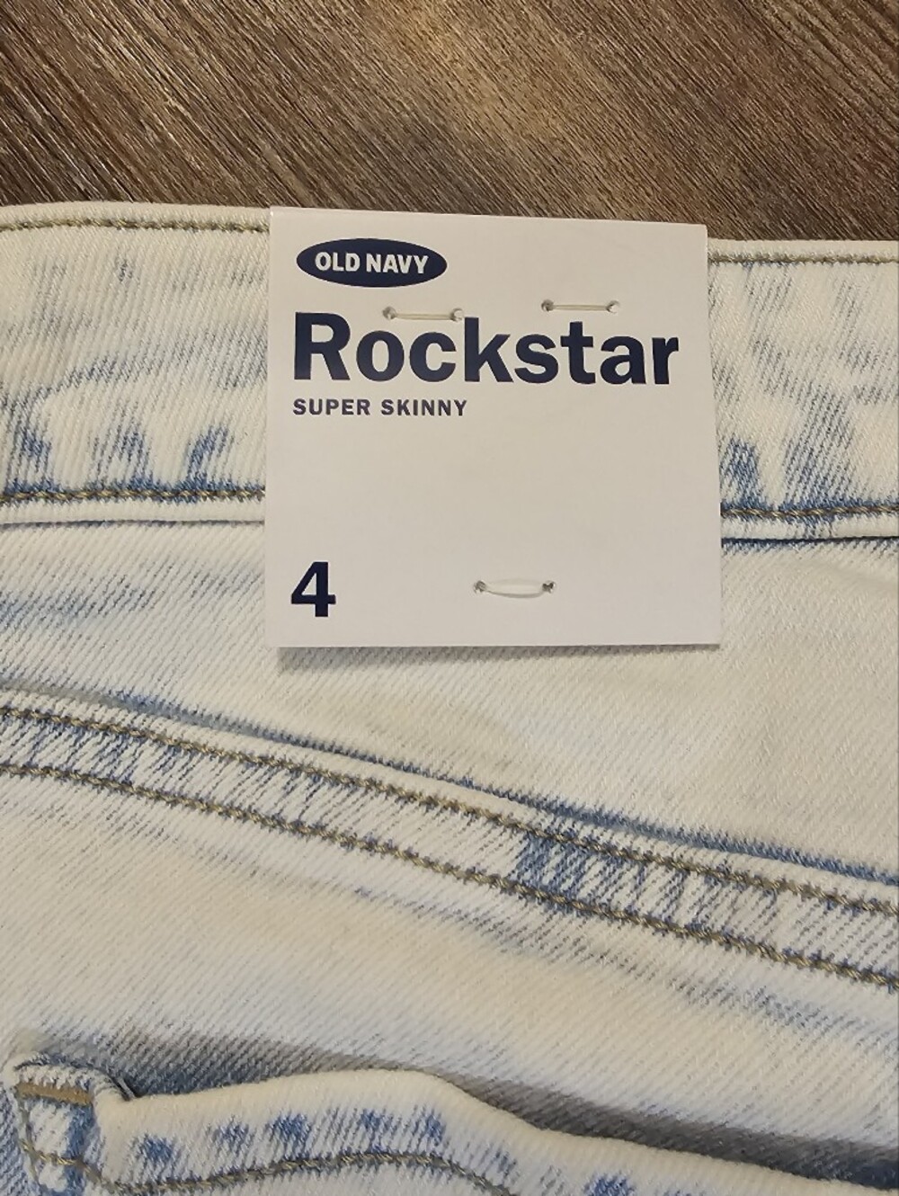 Old Navy ROCKSTAR Super Skinny Ankle Length Light Wash Denim Jeans - Picture 7 of 7